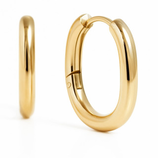 Ženski uhani v zlati barvi