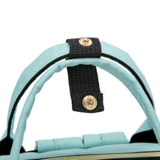 Črn funkcionalen nahrbtnik za mame in očete