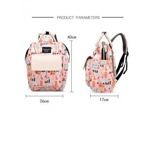 Roza nahrbtnik za voziček za mame in očete