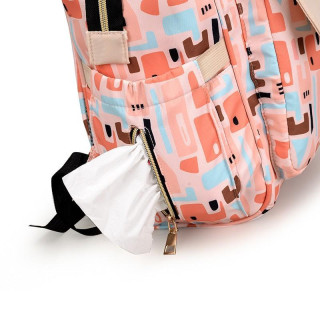 Roza nahrbtnik za voziček za mame in očete