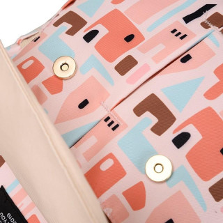 Roza nahrbtnik za voziček za mame in očete