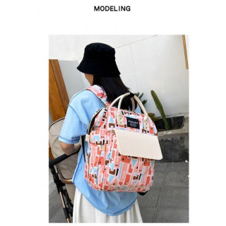 Roza nahrbtnik za voziček za mame in očete