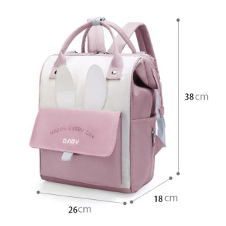 Funkcionalni roza nahrbtnik za mame in očete