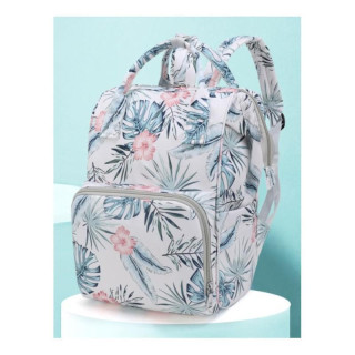 Bel cvetlični nahrbtnik za mame