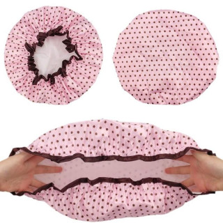 Vodoodporna roza kopalna kapa