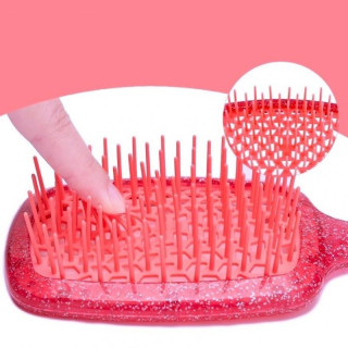 Temno roza krtača za lase