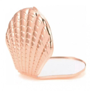 Odprto kovinsko ogledalo v obliki školjke