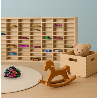 Lesena polica za avtomobile - tovornjak