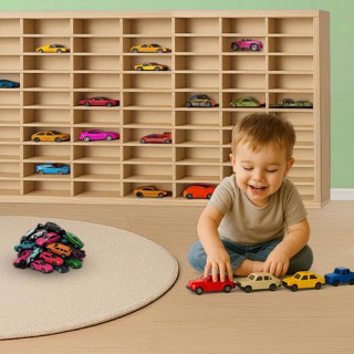 Lesena polica za avtomobile - tovornjak