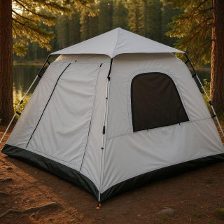 Samostojno sestavljiv kamping šotor za 4 osebe