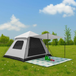 Samostojno sestavljiv kamping šotor za 4 osebe