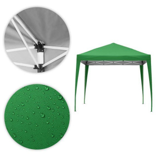 Zelen avtomatski vrtni šotor - 3x3 m