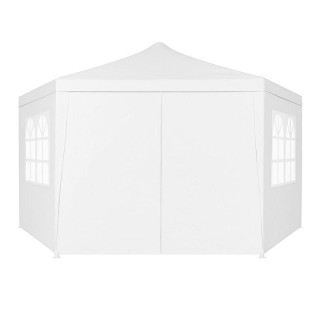 Bel vrtni paviljon z okni - 2x2x2 m