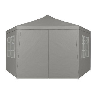 Vrtni sivi paviljon z okni - 2x2x2 m