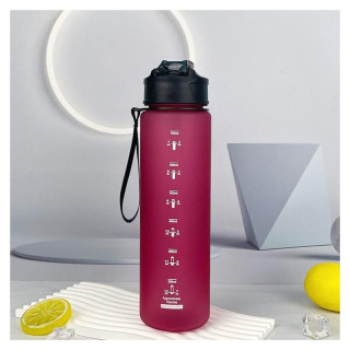 Steklenica za vodo v bordo mat barvi - 750 ml