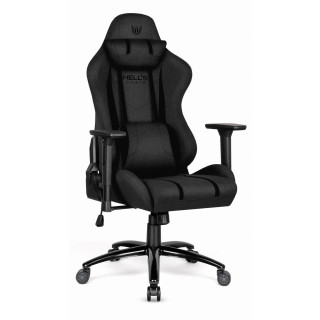 Črn igralni stol iz blaga HELLS CHAIR HC-1013