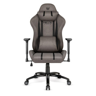 Igralni stol iz blaga, sivo-črnega HELLS CHAIR HC-1013