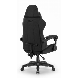 Črni igralni stol iz blaga HELLS CHAIR HC-1014
