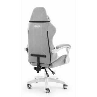 Sivo-bel igralni stol iz blaga HELLS CHAIR HC-1014