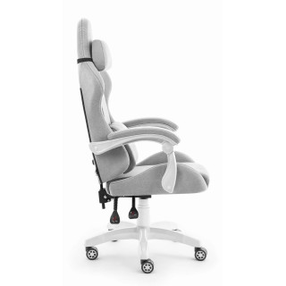 Sivo-bel igralni stol iz blaga HELLS CHAIR HC-1014