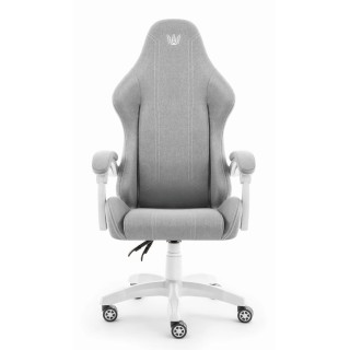 Sivo-bel igralni stol iz blaga HELLS CHAIR HC-1014