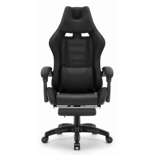 Črn igralni stol iz blaga HELLS CHAIR HC-1039 2.0