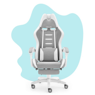 Otroški sivi igralni stol HELLS CHAIR HC-1039 2.0