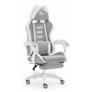 Otroški sivi igralni stol HELLS CHAIR HC-1039 2.0