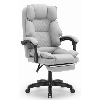 Pisarniški stol HELLS iz sive tkanine HC-1031