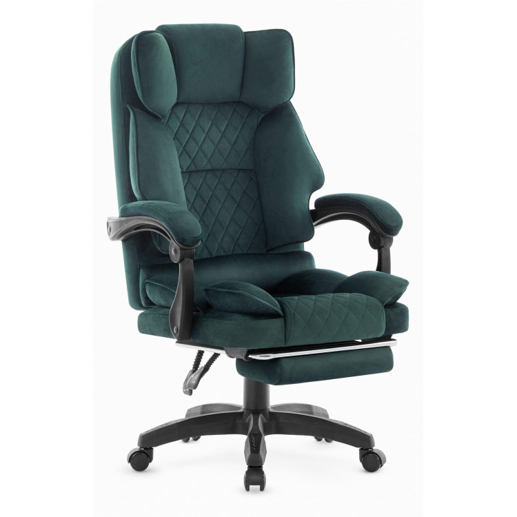 Pisarniški stol iz blaga v zeleni barvi HELLS Chair HC-1031