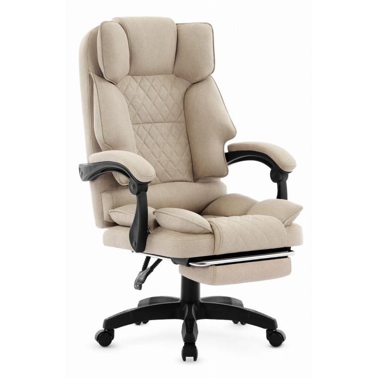 Pisarniški stol iz bež tkanine HELLS Chair HC-1031