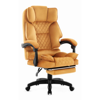 Pisarniški stol HELLS HC-1031 v gorčični barvi