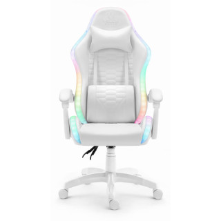 Bel igralni stol HELLS CHAIR HC-1000 LED RGB