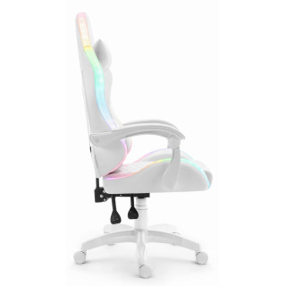 Bel igralni stol HELLS CHAIR HC-1000 LED RGB
