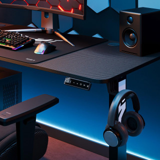 Višinsko nastavljiva črna miza DIABLO X-TENSIO 1400