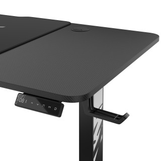 Višinsko nastavljiva črna miza DIABLO X-TENSIO 1400