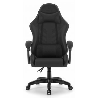 Črni blagajniški igralni stol HELLS CHAIR HC-1007 2.0