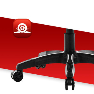 Črni blagajniški igralni stol HELLS CHAIR HC-1007 2.0