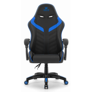 Usnjen modro-črni igralni stol HELLS CHAIR HC-1007 2.0