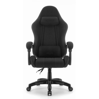 Črn igralni stol iz blaga HELLS CHAIR HC-1008 2.0