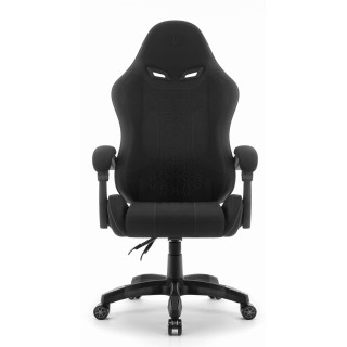 Črn igralni stol iz blaga HELLS CHAIR HC-1008 2.0