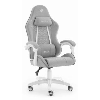 Igralni stol iz blaga, sivo-bele barve, HELLS CHAIR HC-1008 2.0