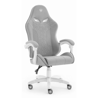Igralni stol iz blaga, sivo-bele barve, HELLS CHAIR HC-1008 2.0