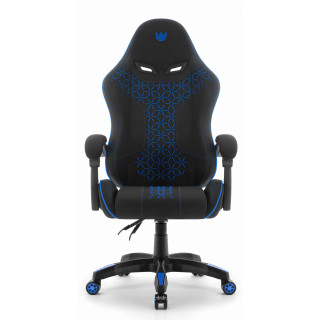 Črno-moder blagajniški igralni stol HELLS CHAIR HC-1008 2.0