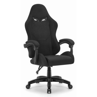 Črni blagajniški igralni stol HELLS CHAIR HC-1012