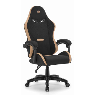 Črno-bež igralni stol HELLS CHAIR HC-1012