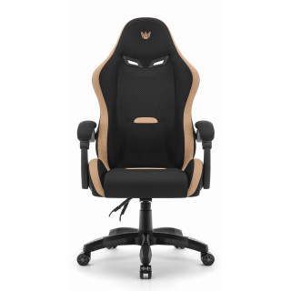 Črno-bež igralni stol HELLS CHAIR HC-1012