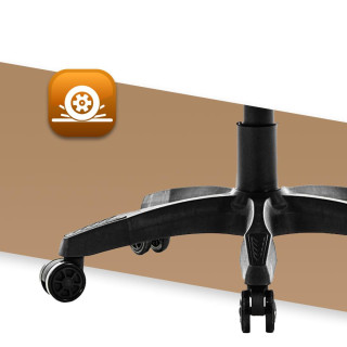 Črno-bež igralni stol HELLS CHAIR HC-1012