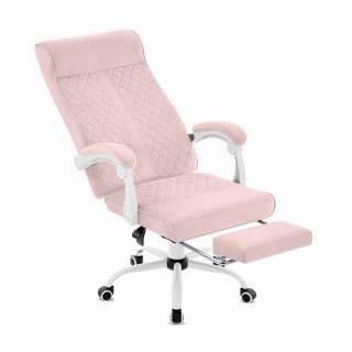Pisarniški stol HELLS iz roza blaga HC-1030