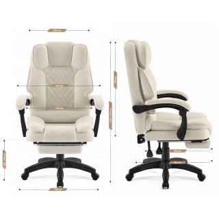 Blago fotelj v ecru barvi HELLS Chair HC-1031